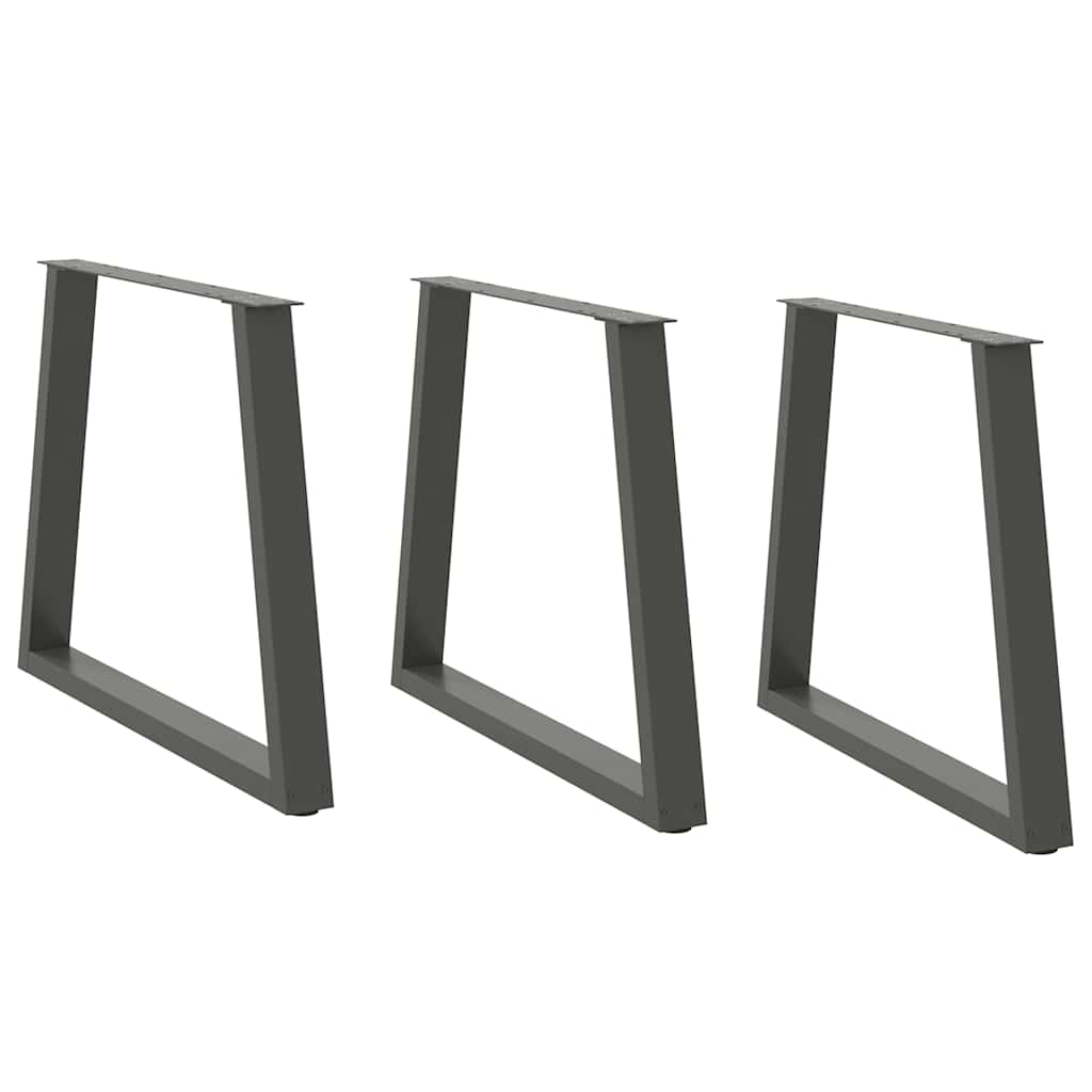 Dining Table Legs V-Shape 2 Pcs Steel