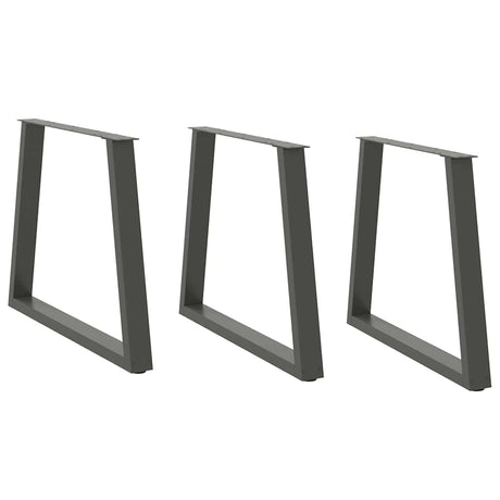 Dining Table Legs V-Shape 2 Pcs Steel