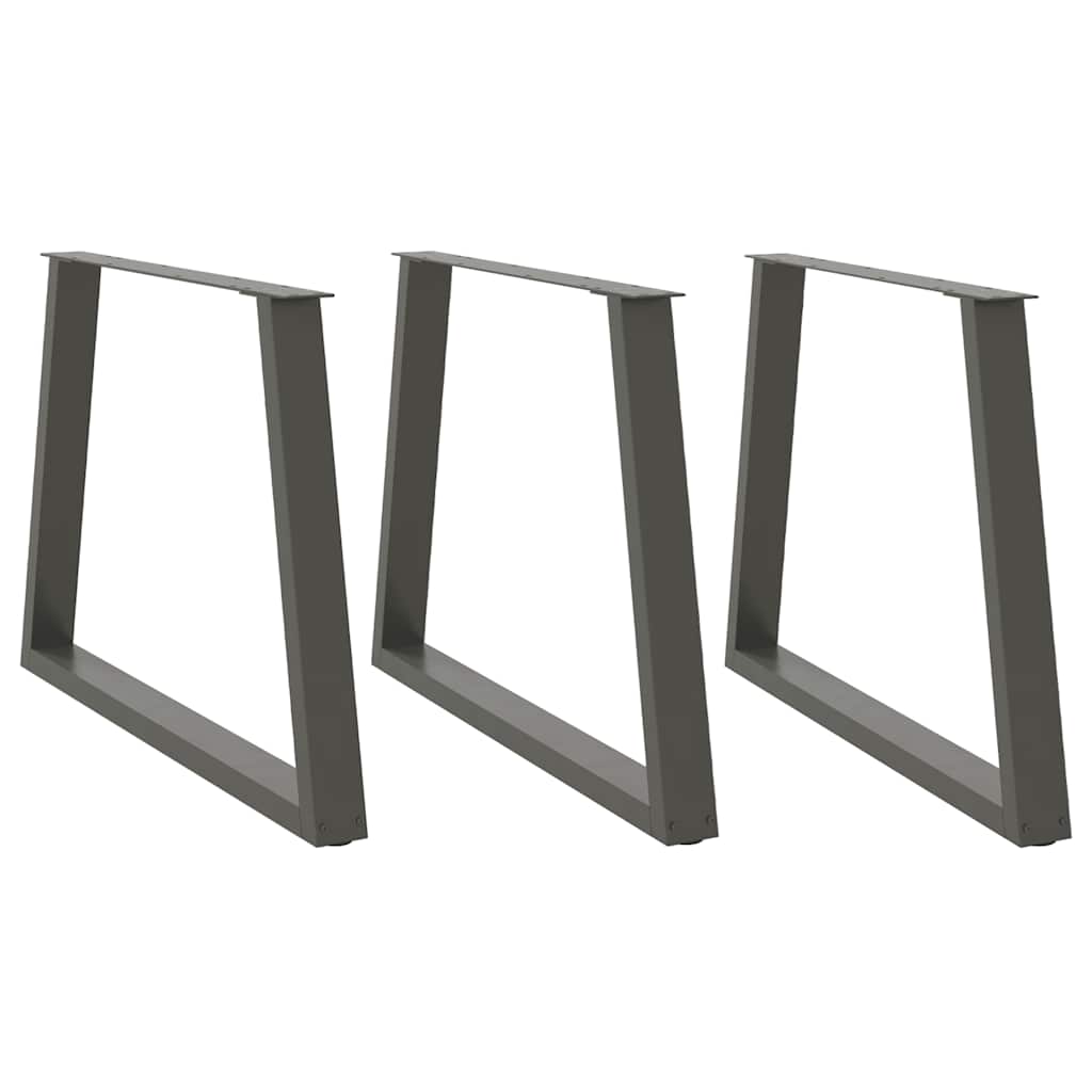 Dining Table Legs V-Shape 2 Pcs Steel