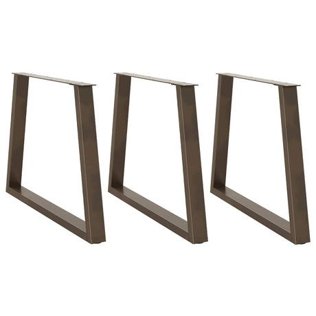 Dining Table Legs V-Shape 2 Pcs Steel