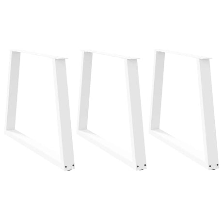 Dining Table Legs V-Shape 2 Pcs Steel