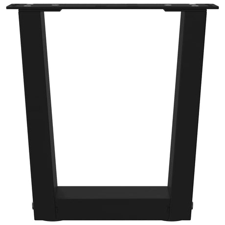Coffee Table Legs V-Shape 2 Pcs Steel