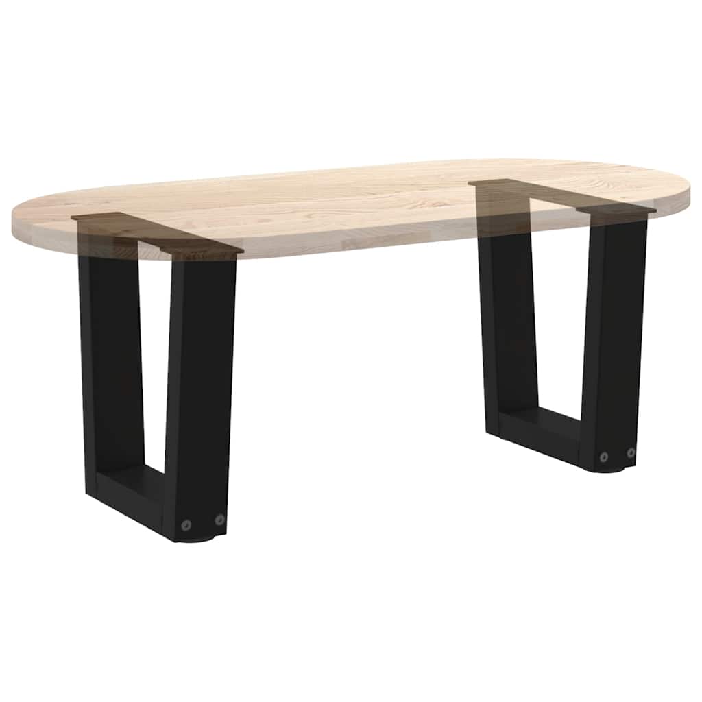 Coffee Table Legs V-Shape 2 Pcs Steel