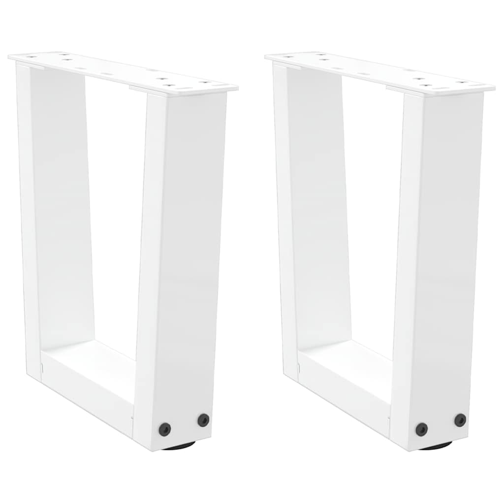 Coffee Table Legs V-Shape 2 Pcs Steel