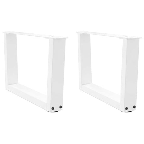 Coffee Table Legs V-Shape 2 Pcs Steel