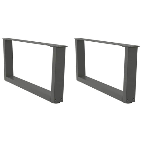 Coffee Table Legs V-Shape 2 Pcs Steel