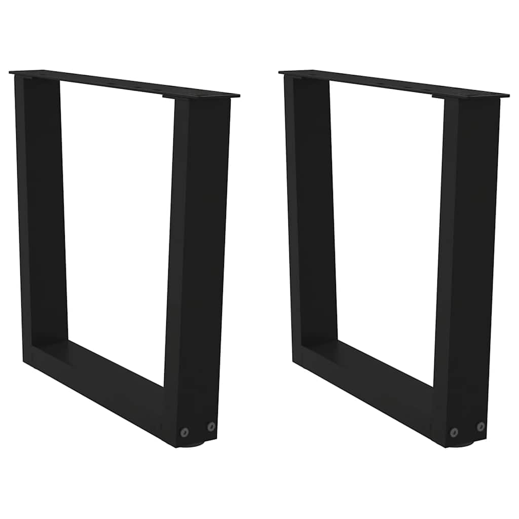 Coffee Table Legs V-Shape 2 Pcs Steel