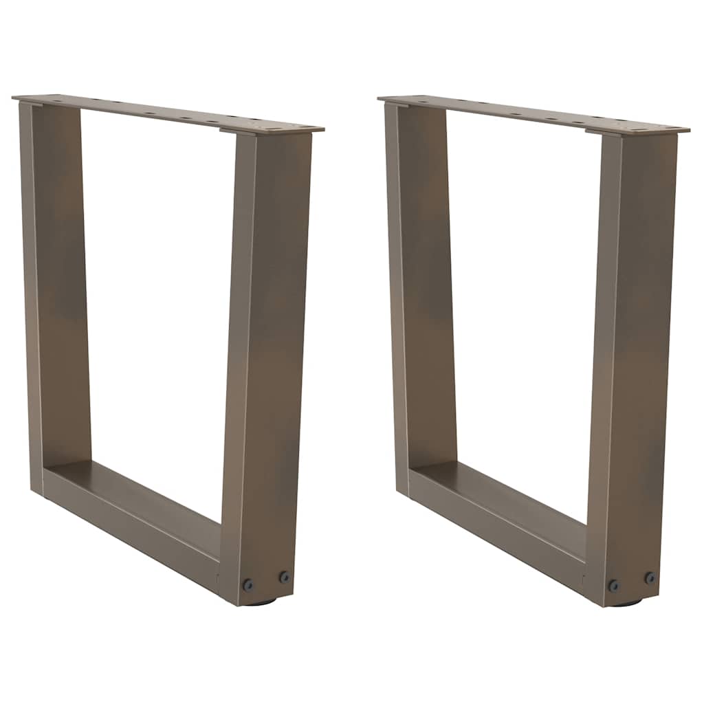Coffee Table Legs V-Shape 2 Pcs Steel