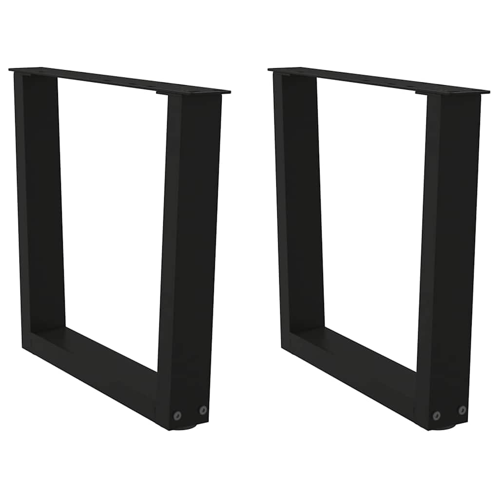 Coffee Table Legs V-Shape 2 Pcs Steel