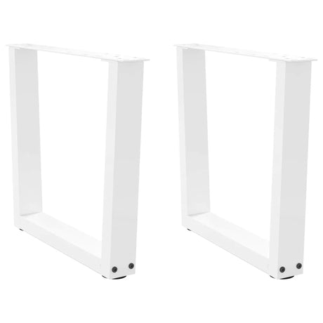 Coffee Table Legs V-Shape 2 Pcs Steel