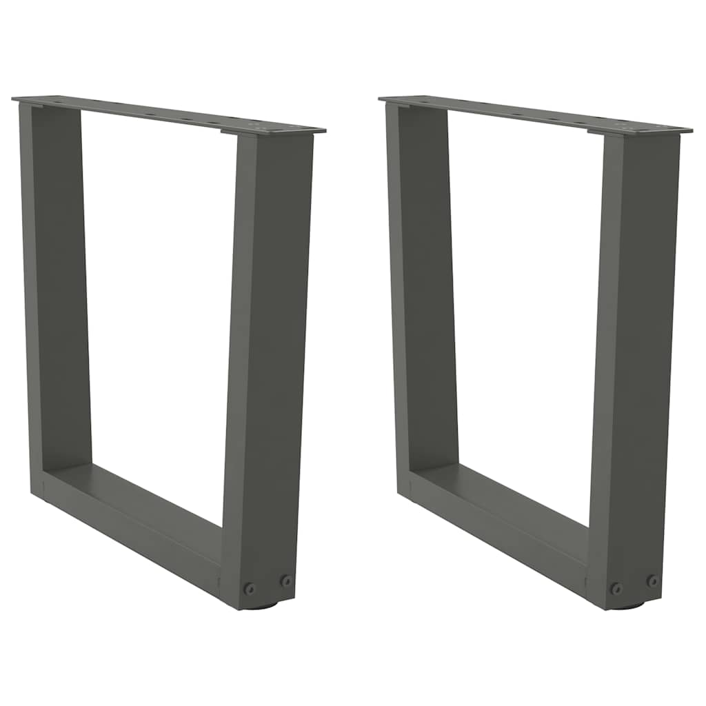 Coffee Table Legs V-Shape 2 Pcs Steel