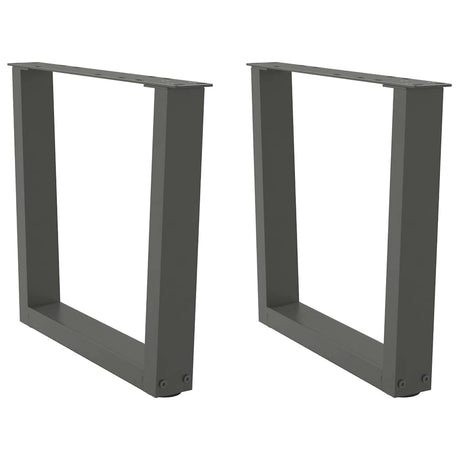 Coffee Table Legs V-Shape 2 Pcs Steel