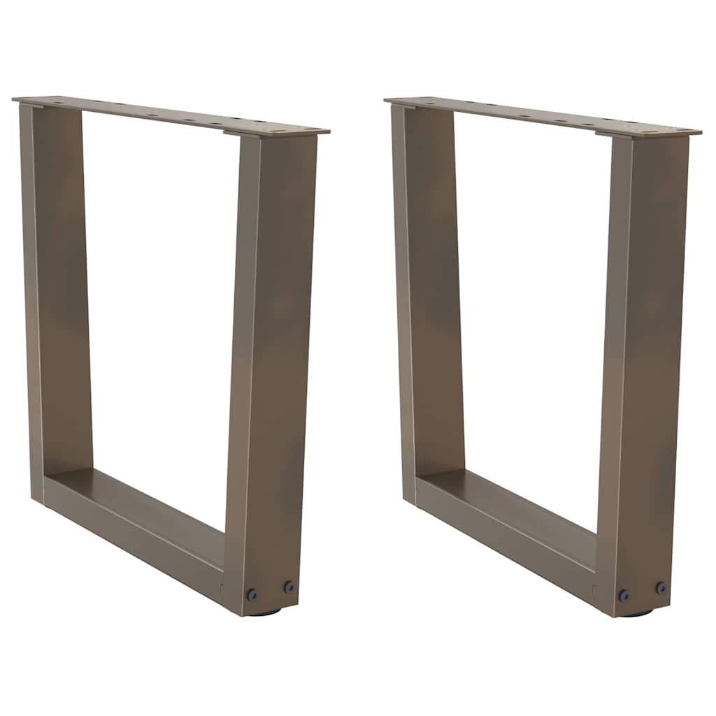Coffee Table Legs V-Shape 2 Pcs Steel