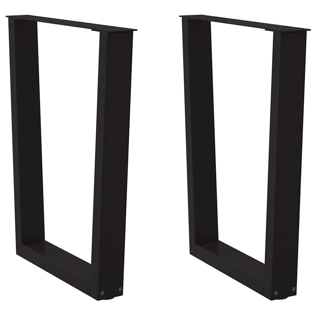 Coffee Table Legs V-Shape 2 Pcs Steel