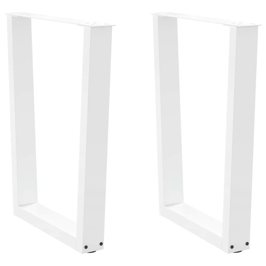 Coffee Table Legs V-Shape 2 Pcs Steel