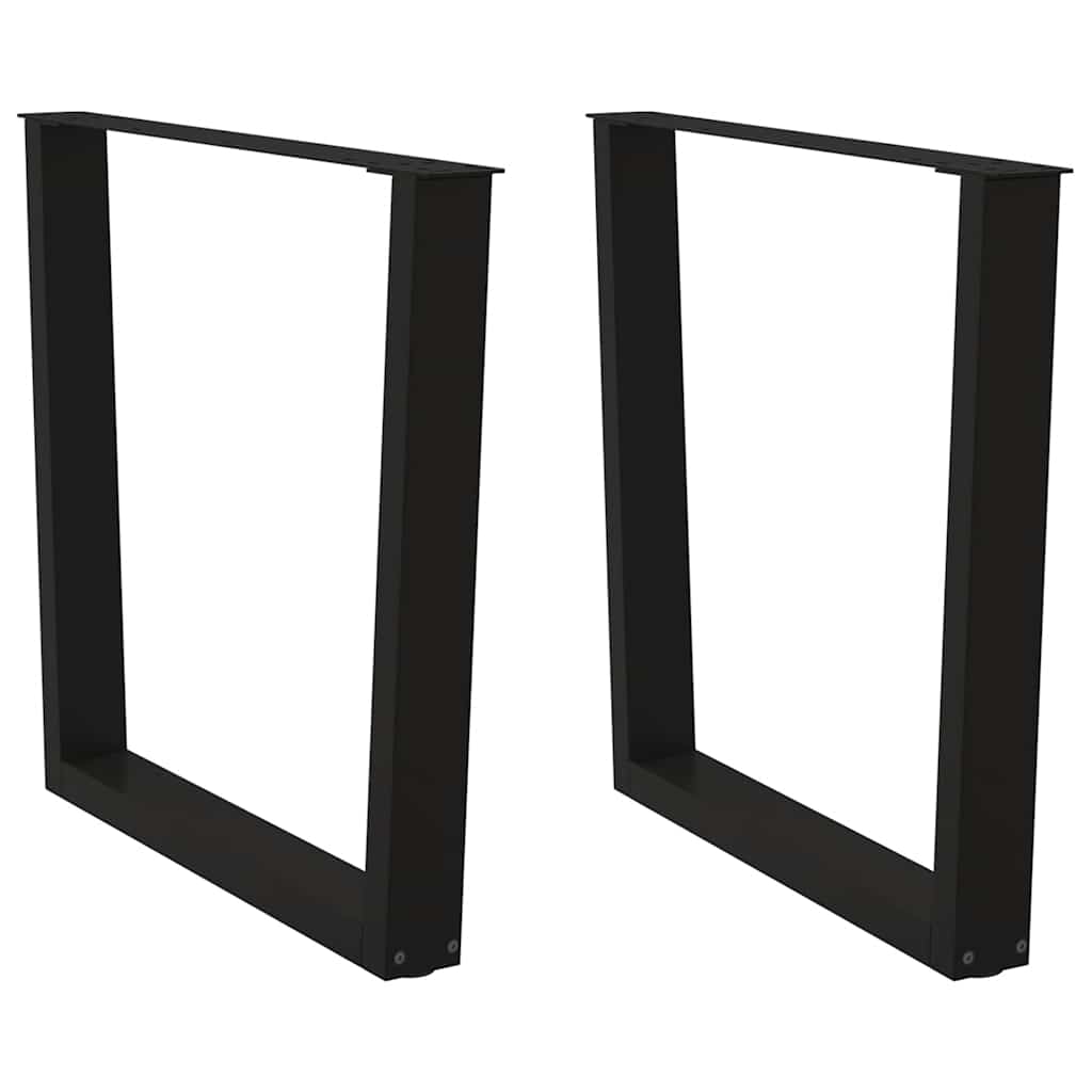 Coffee Table Legs V-Shape 2 Pcs Steel
