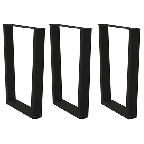 Coffee Table Legs V-Shape 2 Pcs Steel