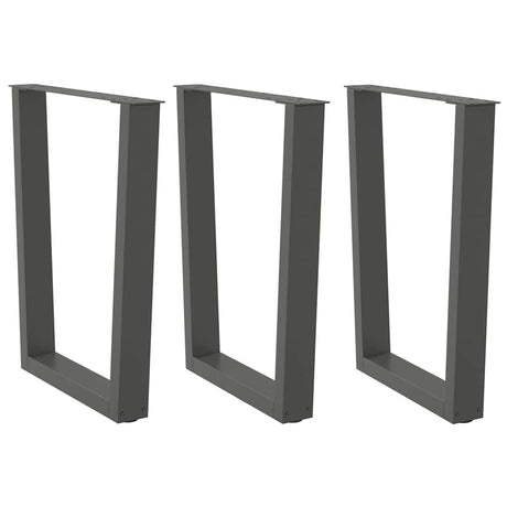 Coffee Table Legs V-Shape 2 Pcs Steel
