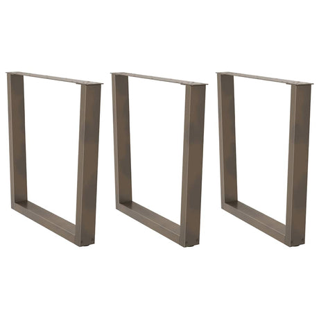 Coffee Table Legs V-Shape 2 Pcs Steel
