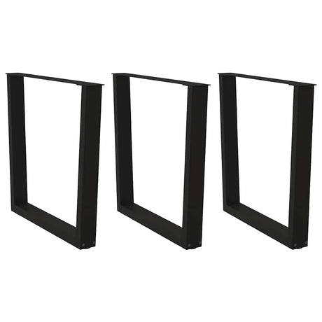 Coffee Table Legs V-Shape 2 Pcs Steel