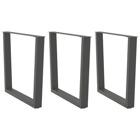 Coffee Table Legs V-Shape 2 Pcs Steel