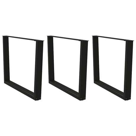 Coffee Table Legs V-Shape 2 Pcs Steel