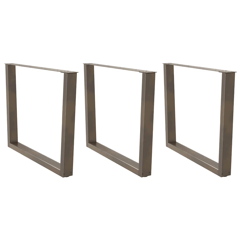 Coffee Table Legs V-Shape 2 Pcs Steel