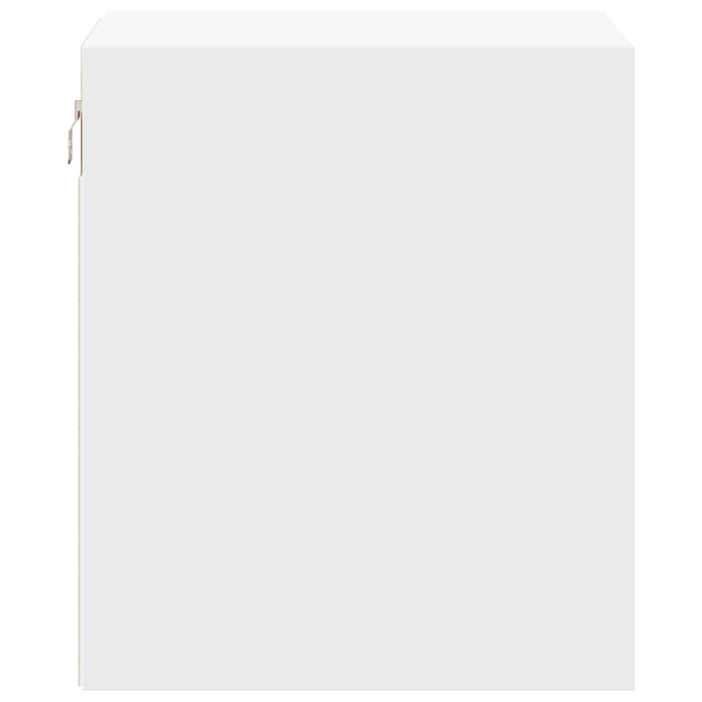 Wall-Mounted Bedside Cabinets With Led Lights 2 Pcs