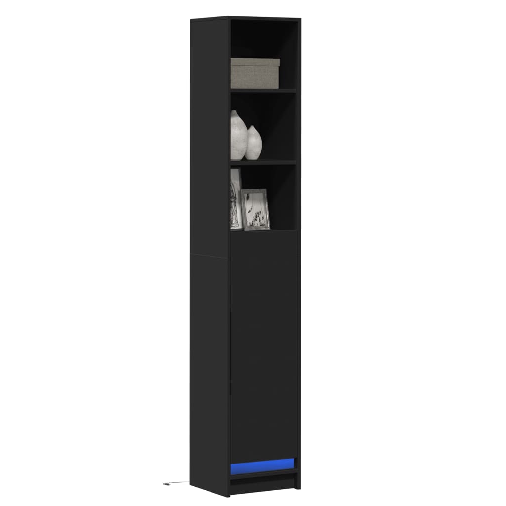 Sideboard With Led 36X32.5X200 Cm Engineered Wood