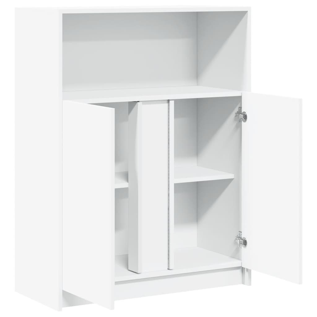 Sideboard With Led 77X34X100 Cm Engineered Wood