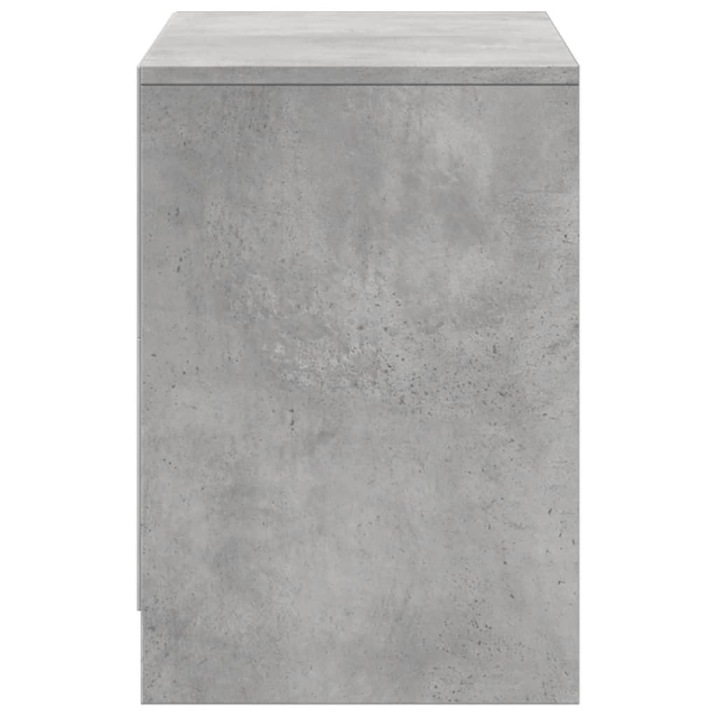 Tv Cabinet With Led 100X34X50 Cm Engineered Wood