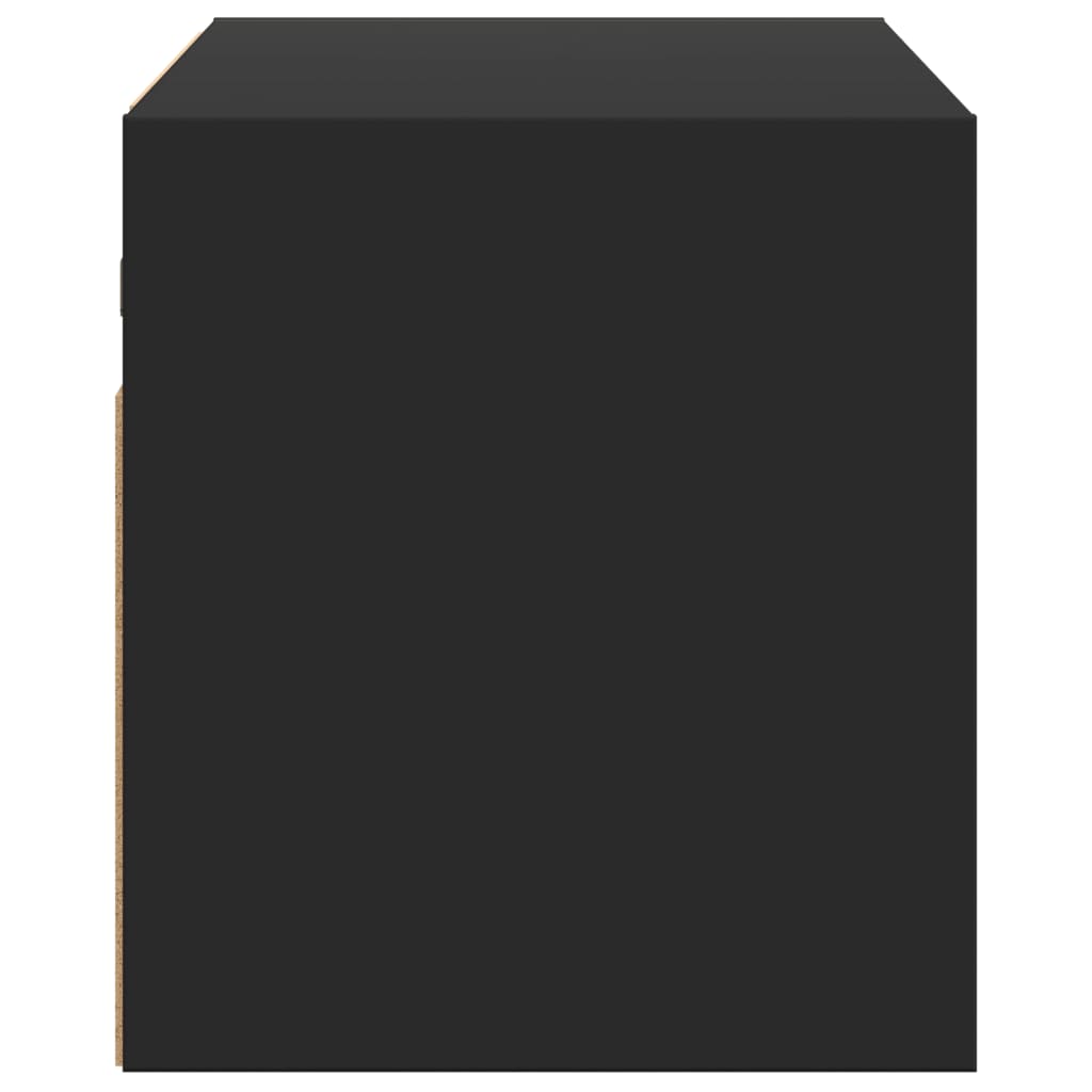 Tv Wall Cabinet With Led Lights 80X31X35 Cm