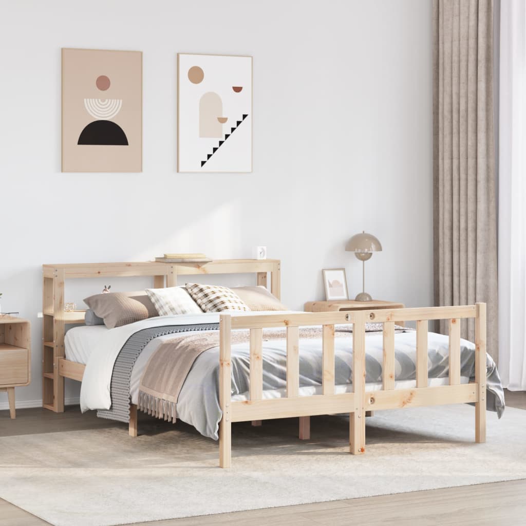 Bed Frame With Headboard Without Mattress Wax