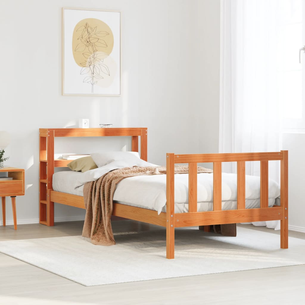 Bed Frame With Headboard Without Mattress Wax