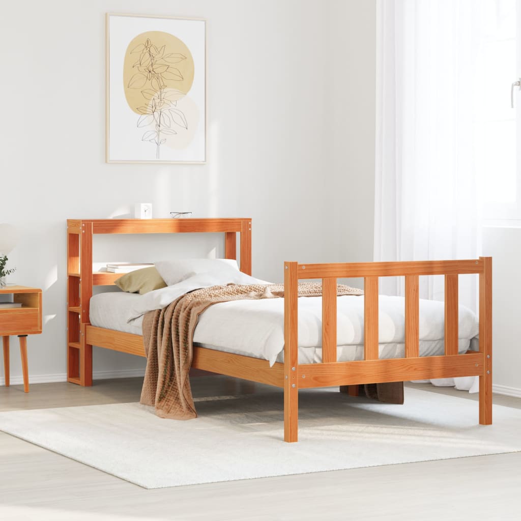 Bed Frame With Headboard Without Mattress Wax