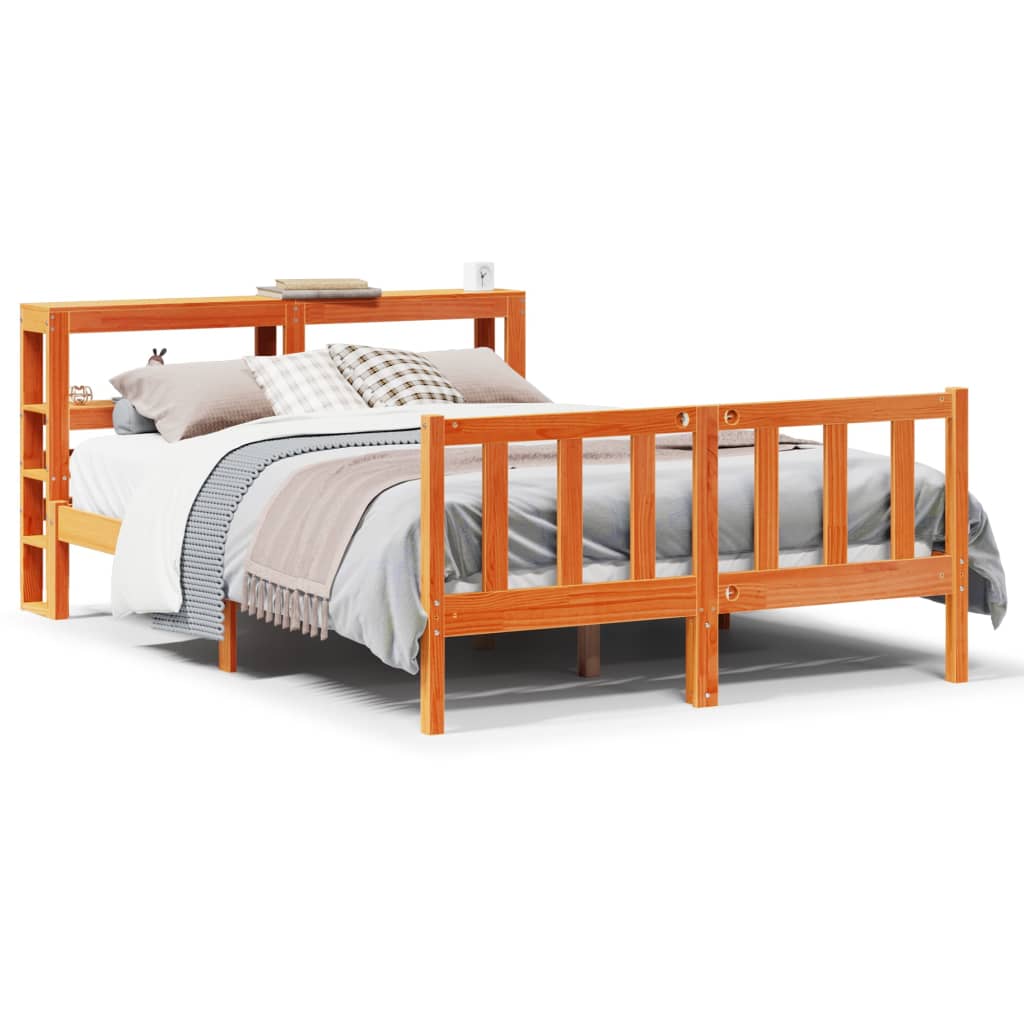 Bed Frame With Headboard Without Mattress Wax