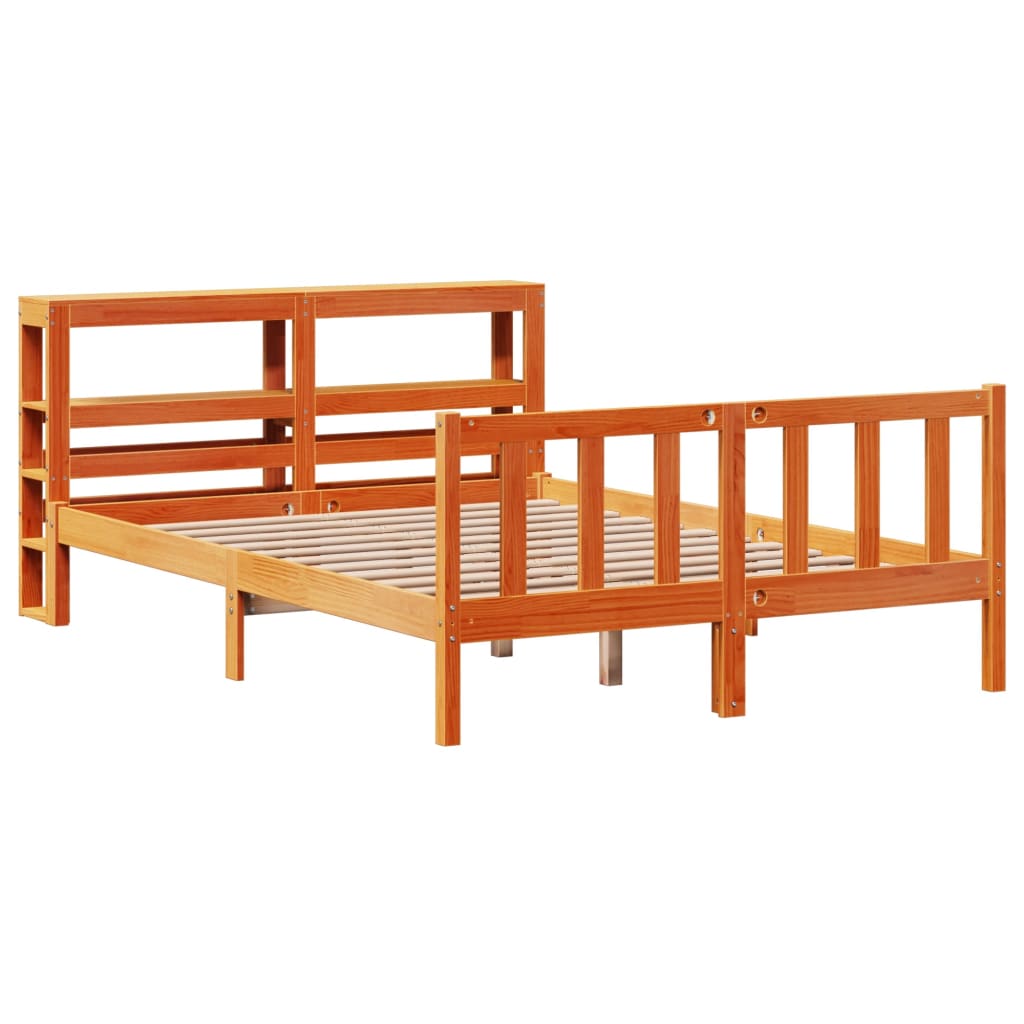 Bed Frame With Headboard Without Mattress Wax