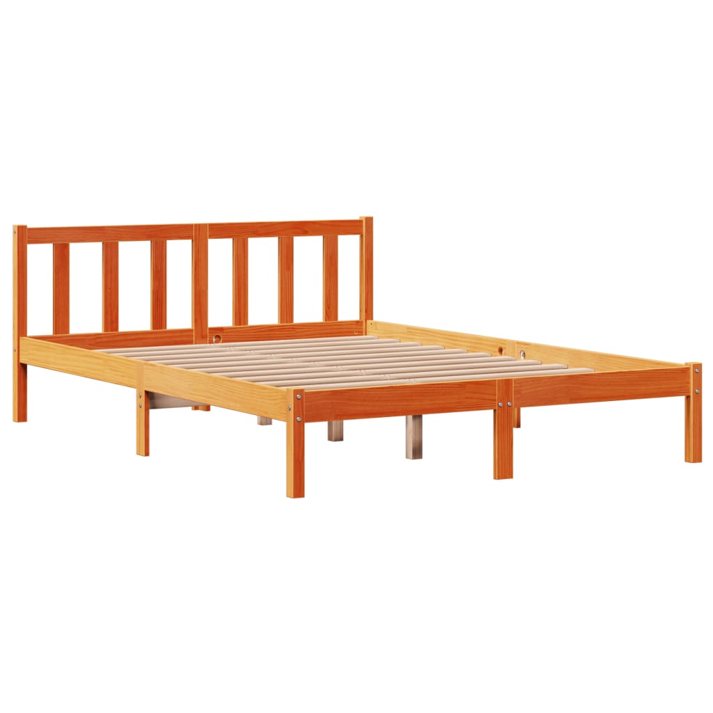 Bed Frame With Headboard Without Mattress Wax