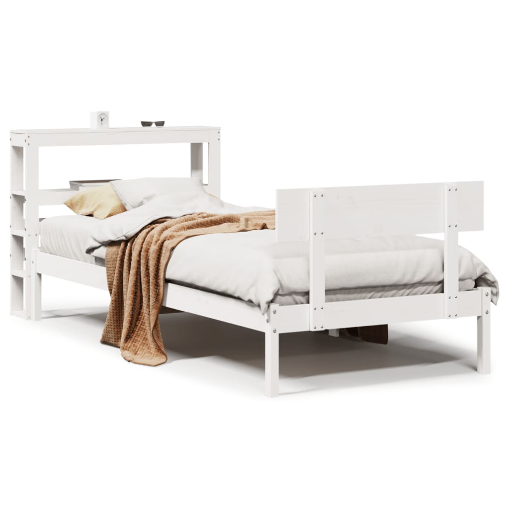 Bed Frame Without Mattress Solid Wood Pine