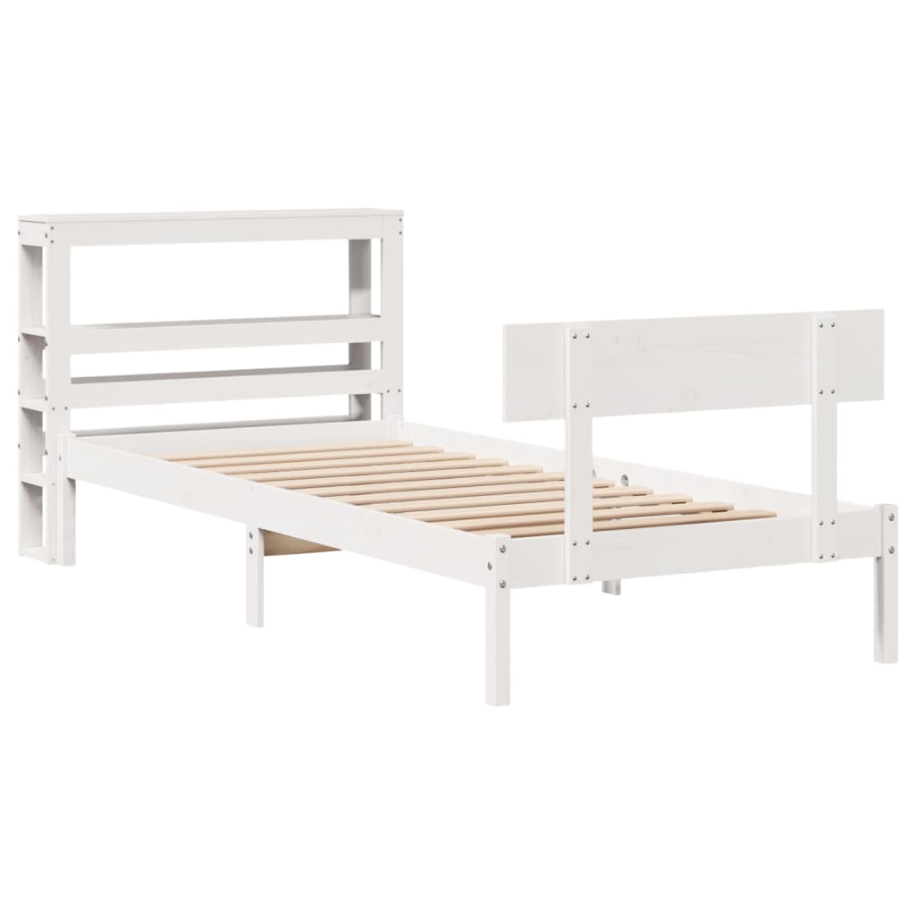 Bed Frame Without Mattress Solid Wood Pine