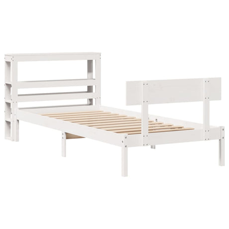 Bed Frame Without Mattress Solid Wood Pine