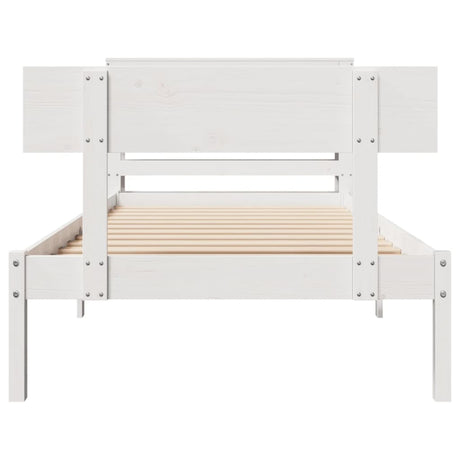 Bed Frame Without Mattress Solid Wood Pine