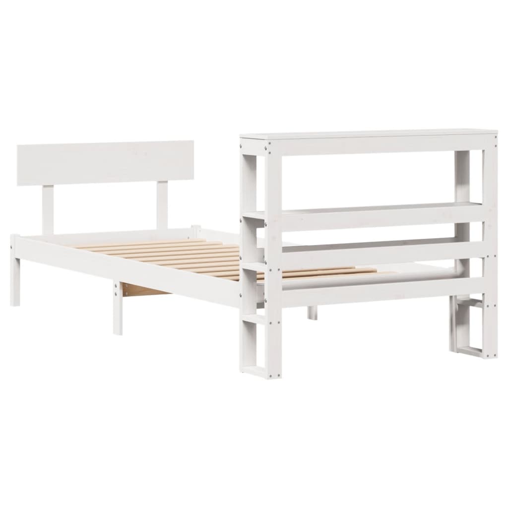 Bed Frame Without Mattress Solid Wood Pine