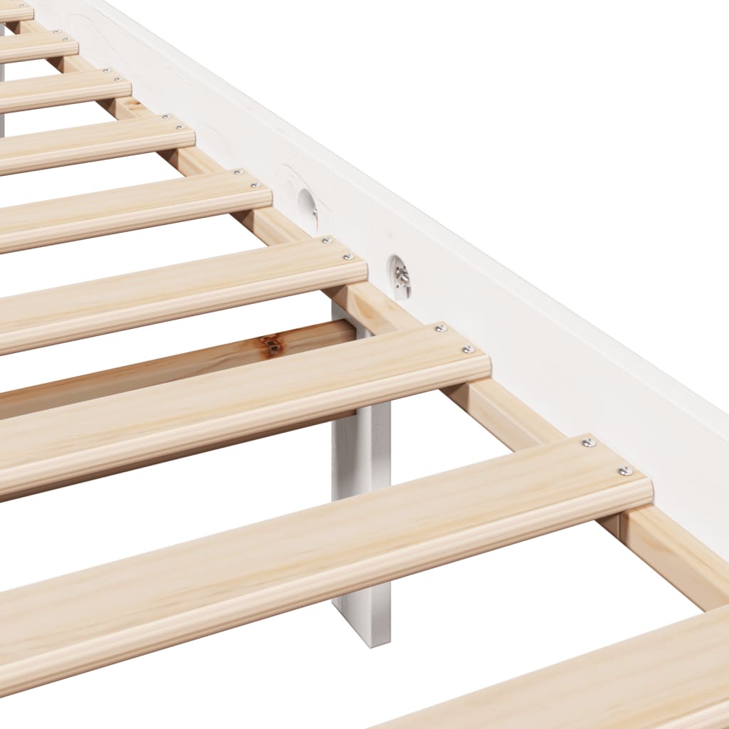 Bed Frame Without Mattress Solid Wood Pine