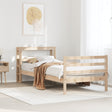 Bed Frame Without Mattress Solid Wood Pine