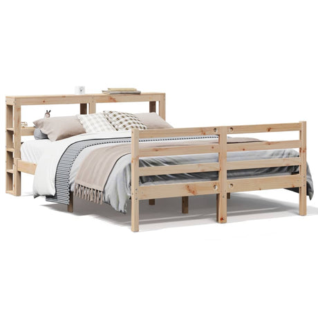 Bed Frame Without Mattress Solid Wood Pine