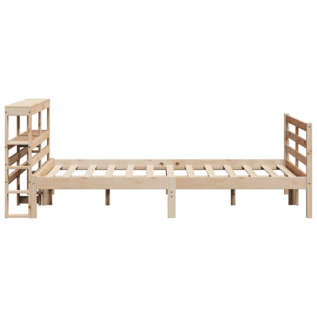 Bed Frame Without Mattress Solid Wood Pine