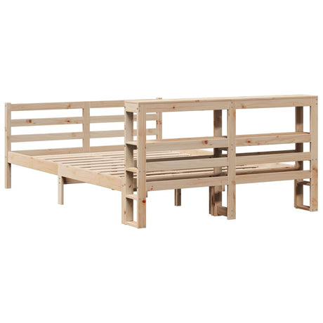Bed Frame Without Mattress Solid Wood Pine