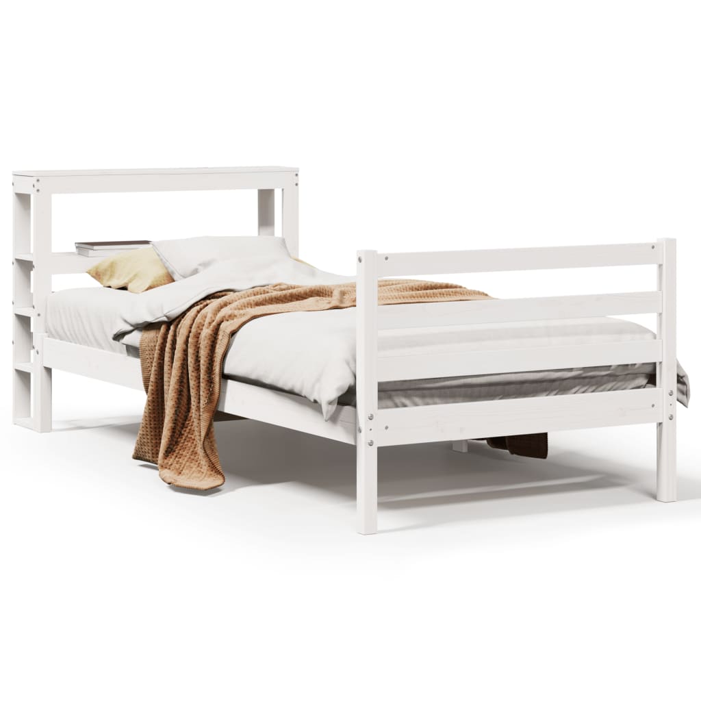 Bed Frame Without Mattress Solid Wood Pine