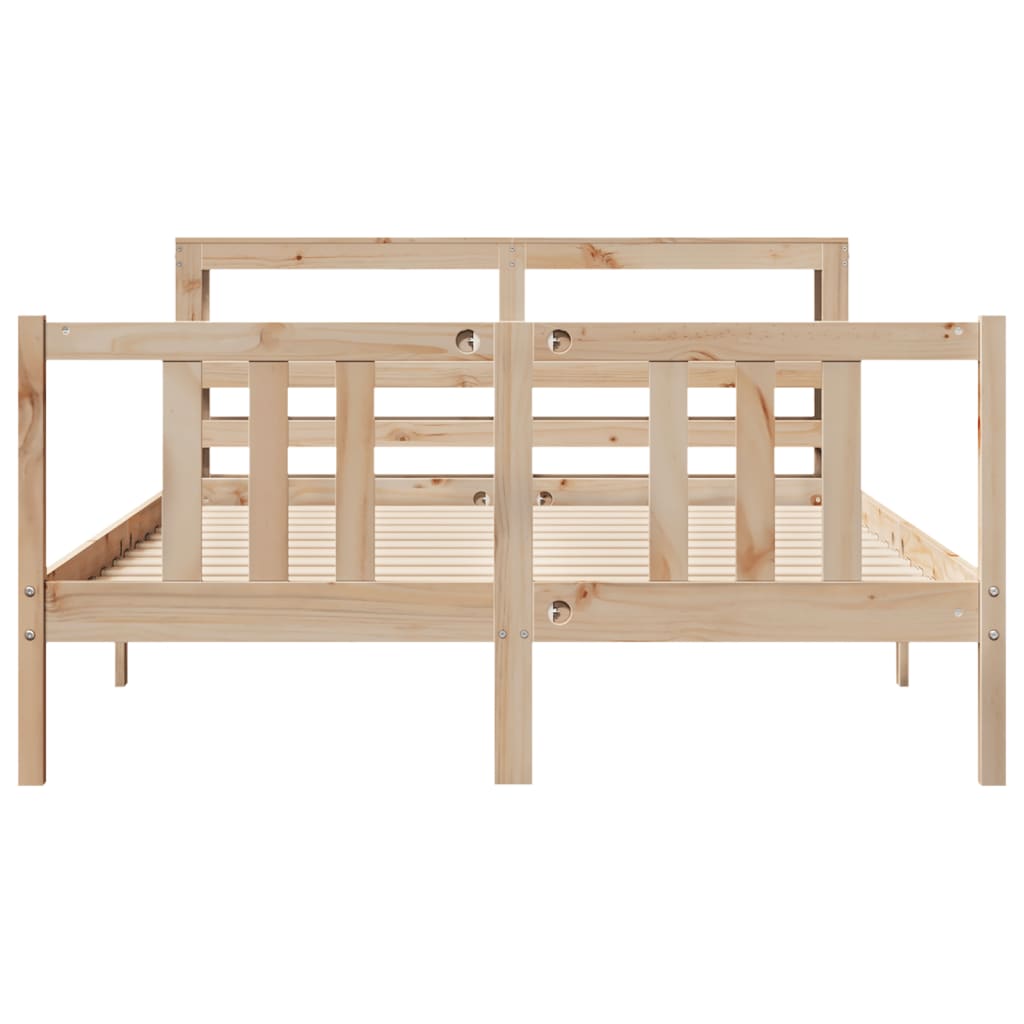 Bed Frame With Headboard Without Mattress
